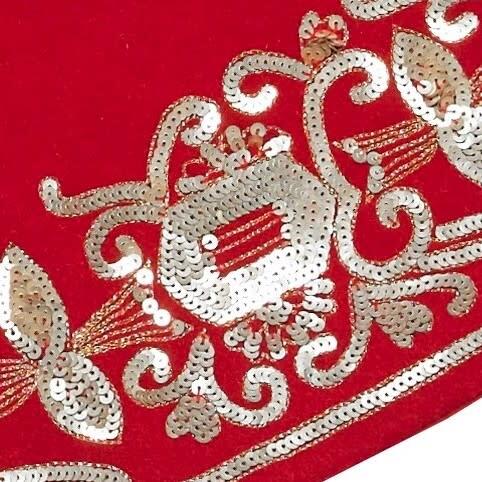 Empress Tree Skirt, Red - Tree Skirts - 2