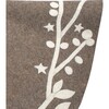 Branches and Stars Tree Skirt, Grey - Tree Skirts - 4 - thumbnail