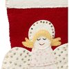 Wool Angel Stocking, Red - Stockings - 2 - thumbnail