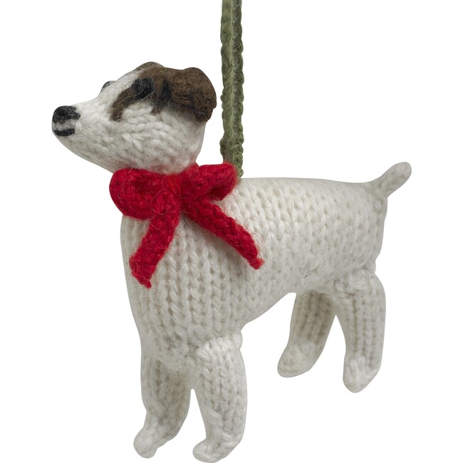 Jack Russell Terrier Ornament, White - Ornaments - 1