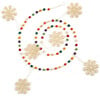 Wool Christmas Garland, Dots/Snowflakes - Garlands - 1 - thumbnail