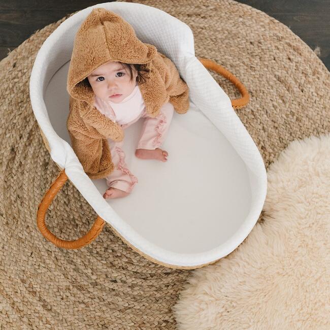 Warm Pocket Snowdrift Hooded Jacket, Latte