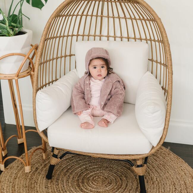 Warm Pocket Snowdrift Hooded Jacket, Dusty Lavender - Jackets - 2