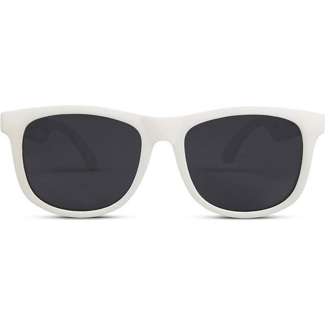 Wayfarer Sunglasses, White - Sunglasses - 1
