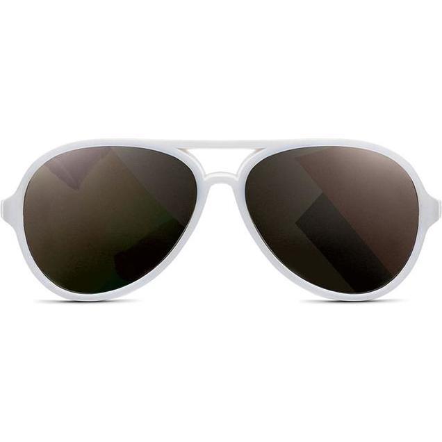 Aviator Sunglasses, White