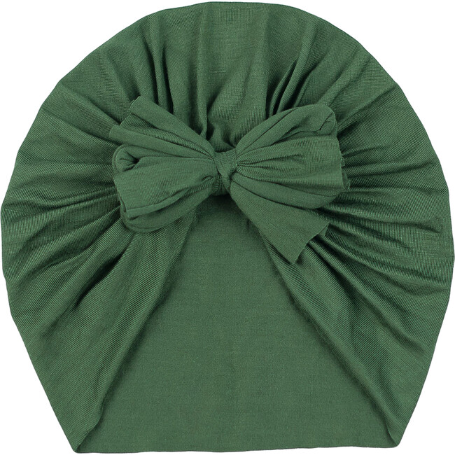 Classic Bow Headwrap, Olive Green