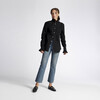 Women's Violet Shirt, Noir - Blouses - 2