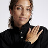 Women's Violet Shirt, Noir - Blouses - 3