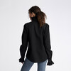 Women's Violet Shirt, Noir - Blouses - 4
