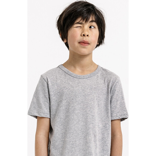 Sasha Classic Tee, Heather Grey