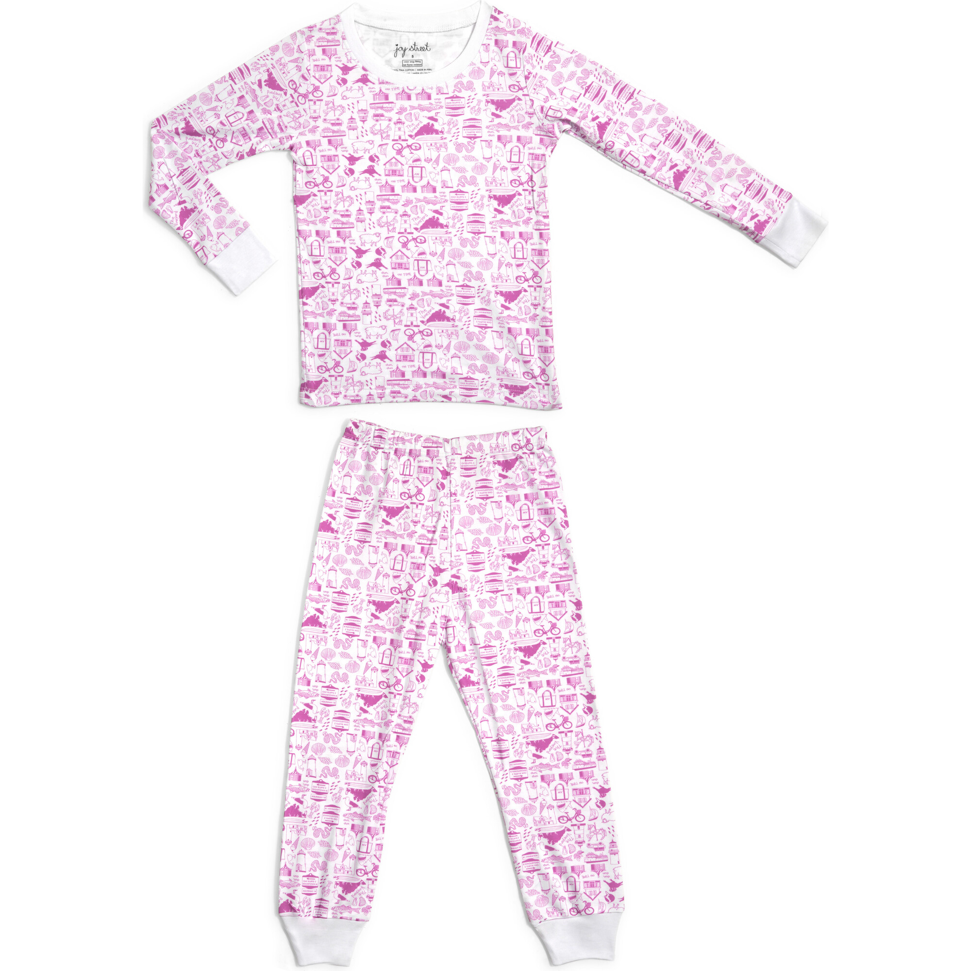 Martha's Vineyard Pajama Set, Vineyard Violet - Pajamas - 1