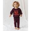 The Little Gym Pant, Mulberry - Sweatpants - 2
