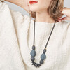 Charcoal Signature Teething Necklace - Necklaces - 2