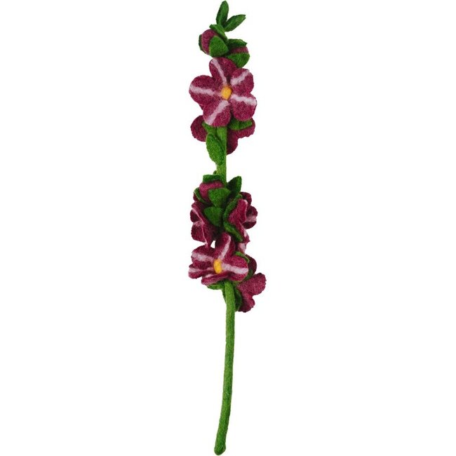Felt Snap Dragon, Beet - Accents - 1