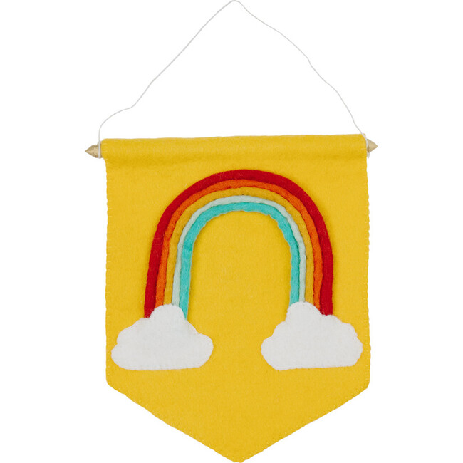 Felt Rainbow Banner Flag, Multi