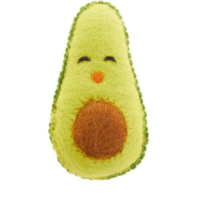 Felt Avocado Toy, Green