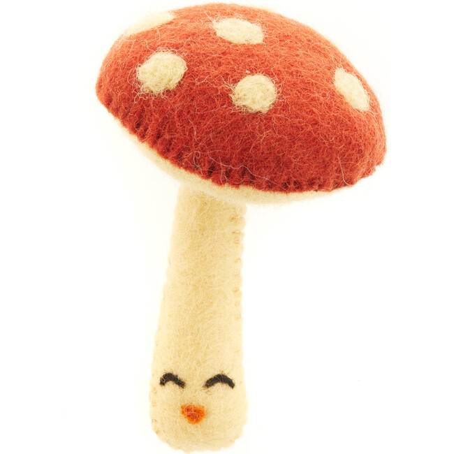 Felt Mushroom Toy, Red