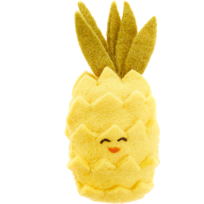 Felt Pineapple Toy, Yellow