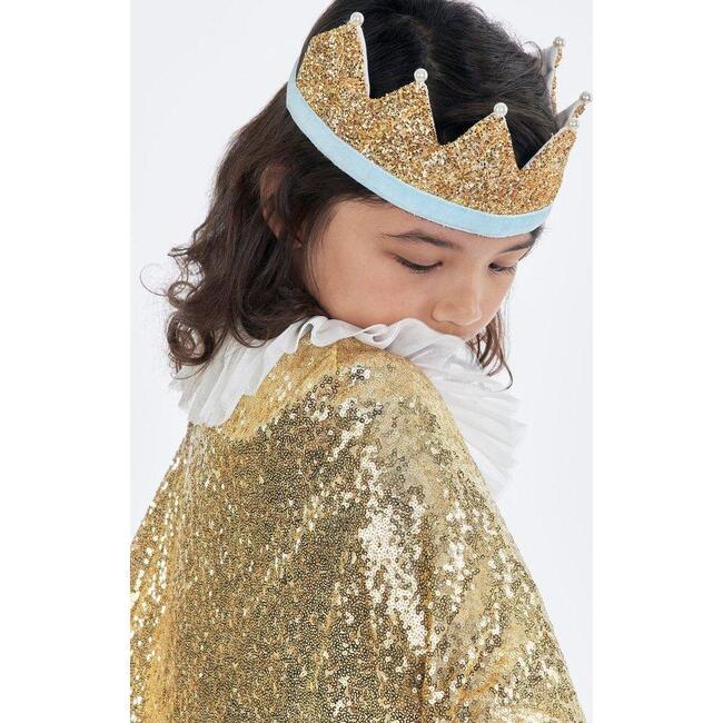 Gold & Pearl Party Crown