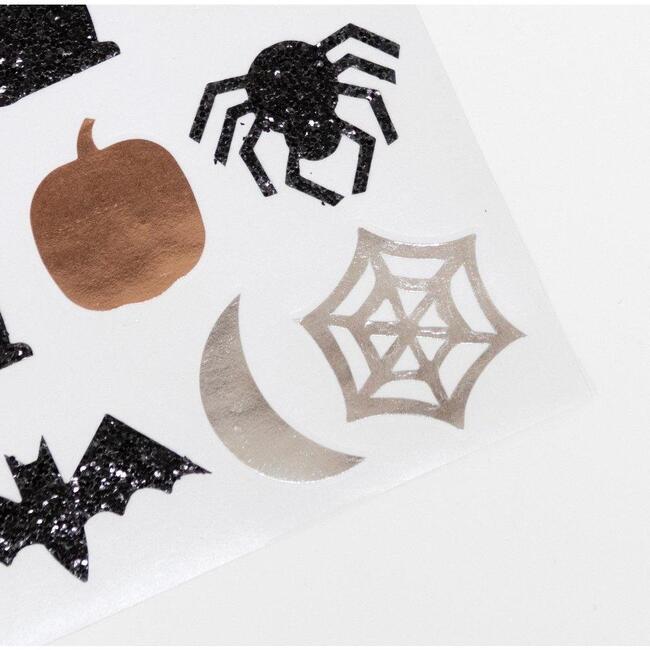 Set of 10 Halloween Sticker Sheets, Orange Multi - Favors - 2
