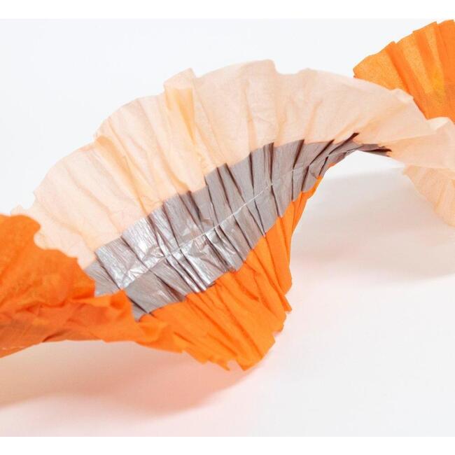 Pastel Halloween Stitched Streamer, Orange Multi - Garlands - 2