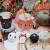 Set of 4 Vintage Halloween Surprise Balls, Orange Multi - Tableware - 3