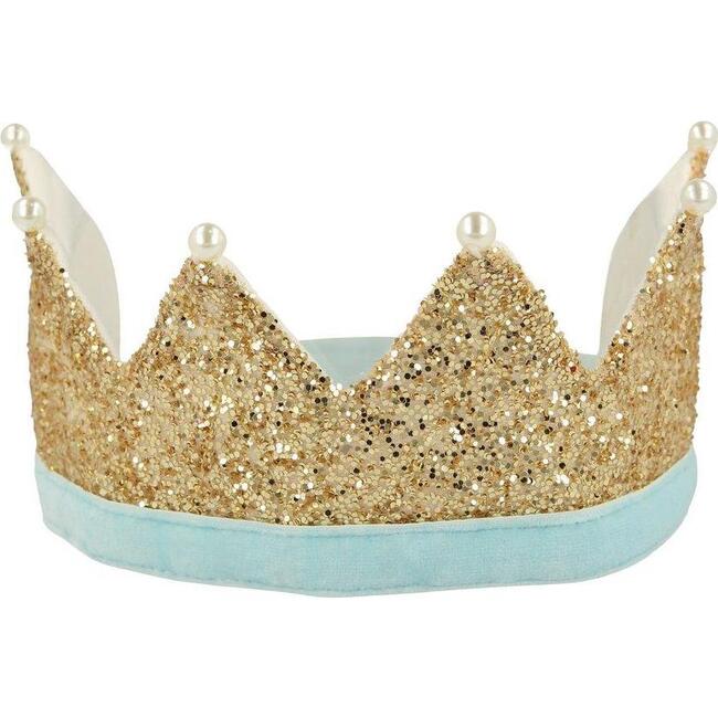 Gold & Pearl Party Crown - Party Accessories - 4