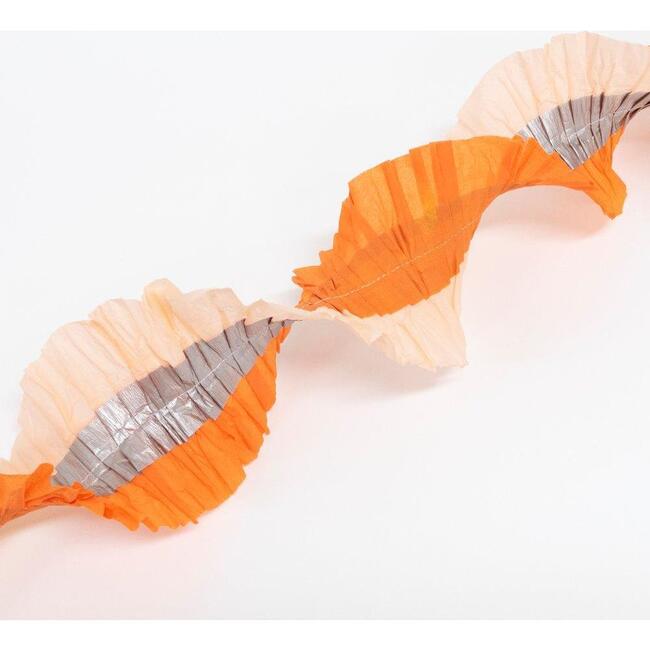 Pastel Halloween Stitched Streamer, Orange Multi - Garlands - 4
