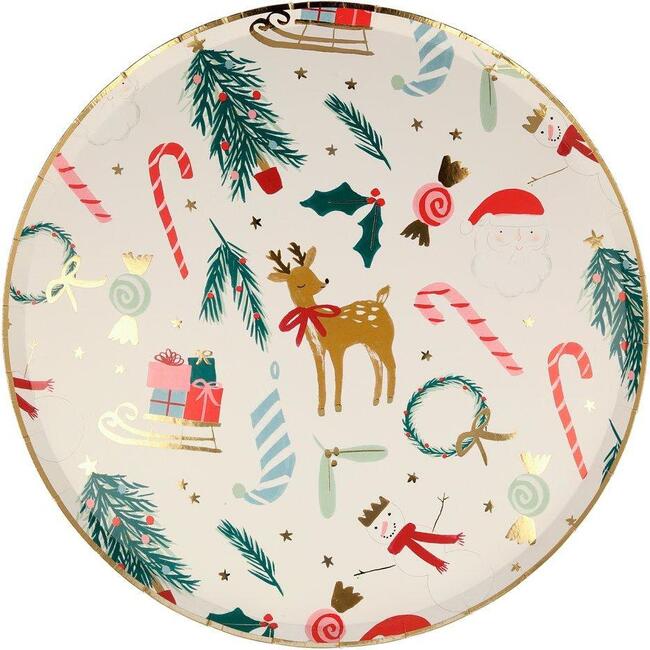 Festive Motif Dinner Plates - Tableware - 1