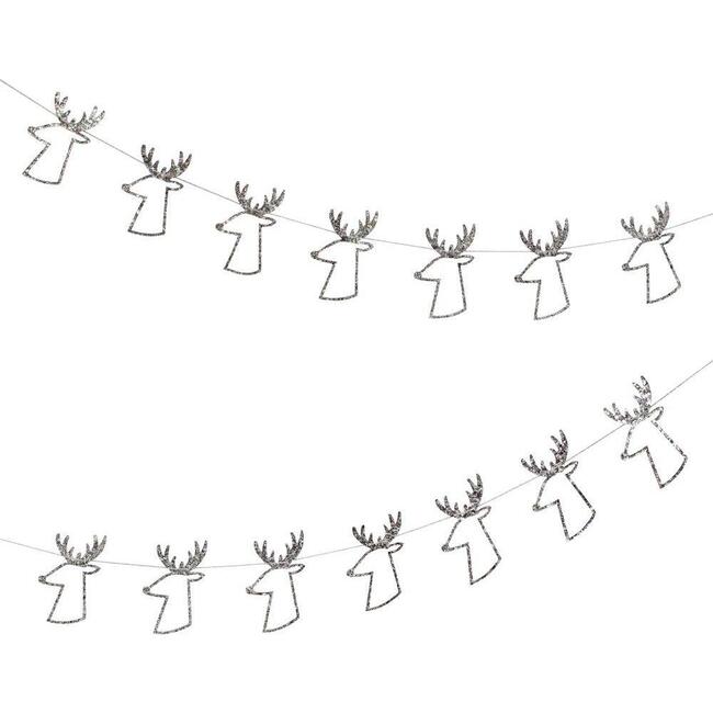 Silver Reindeer Garland - Garlands - 1