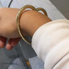 Heart Band Bracelet, Yellow Gold - Bracelets - 3