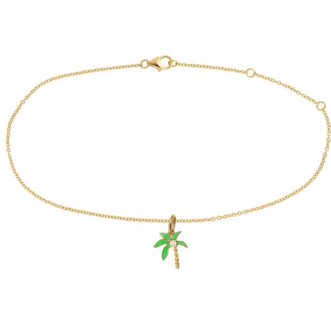 Palm Tree Anklet Bracelet
