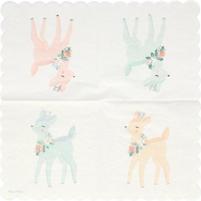 Pastel Deer Napkins - Party - 3