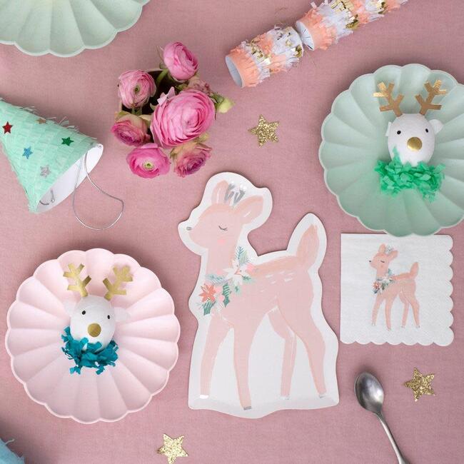 Pastel Deer Napkins - Party - 4