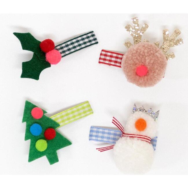 Festive Icon Hair Clips - Hair Accessories - 3