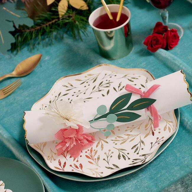Gold Leaf Dinner Plates - Party - 3