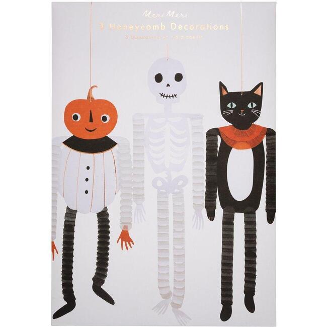 Vintage Halloween Honeycomb Decorations - Party - 2