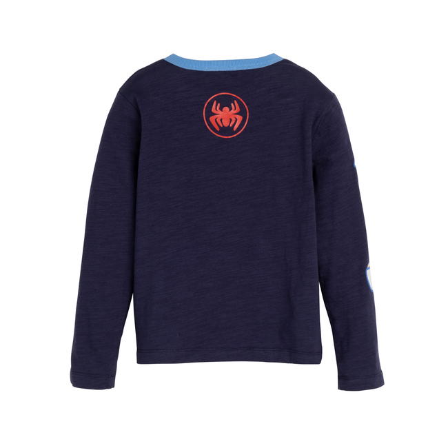 Long Sleeve Graphic Tee, Navy Trio
