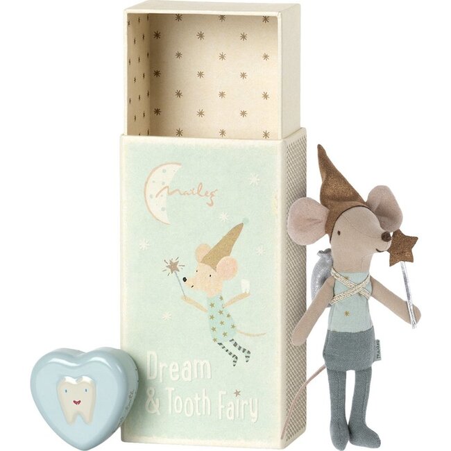 Dream & Tooth Fairy Mouse in Blue Box