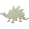 Origami Wooden Wall Decor, Stegosaurus - Wall Décor - 1 - thumbnail