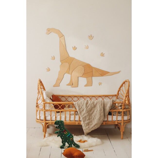 Origami Wooden Wall Decor, Diplodocus