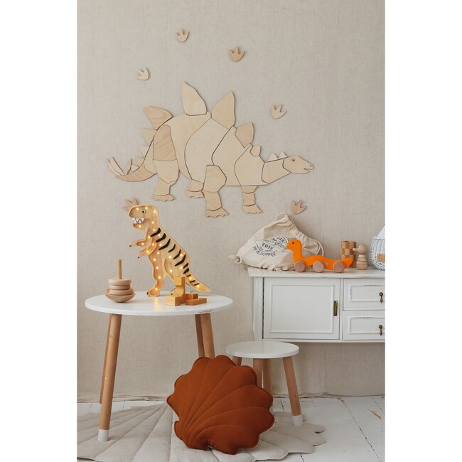 Origami Wooden Wall Decor, Stegosaurus - Wall Décor - 3