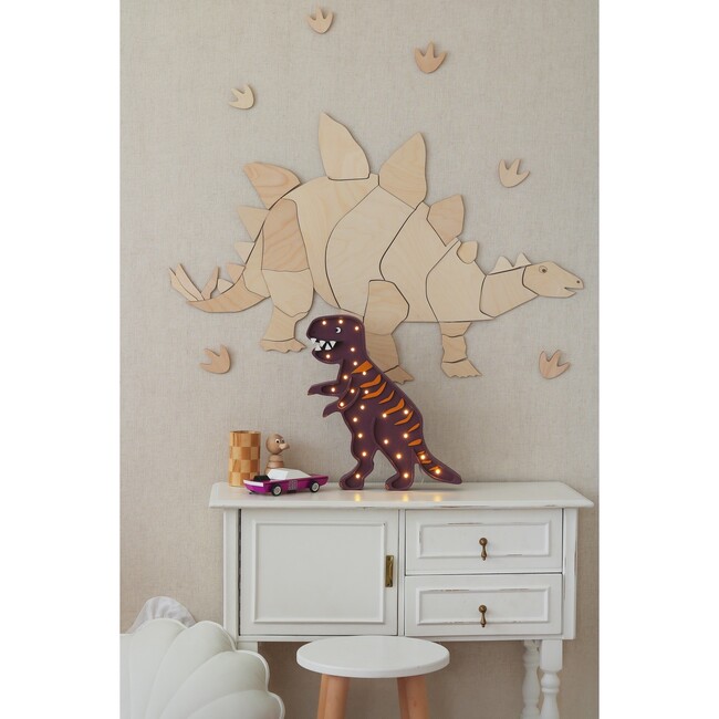 Origami Wooden Wall Decor, Stegosaurus - Wall Décor - 5