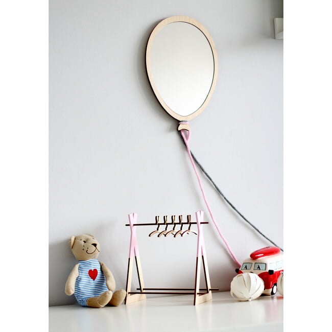 Balloon Mirror, Wood/Mirror - Mirrors - 4