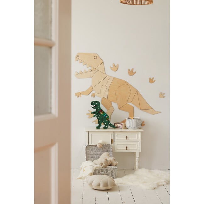 Origami Wooden Wall Decor, T-Rex - Cut it Now Mirrors & Wall Decor ...