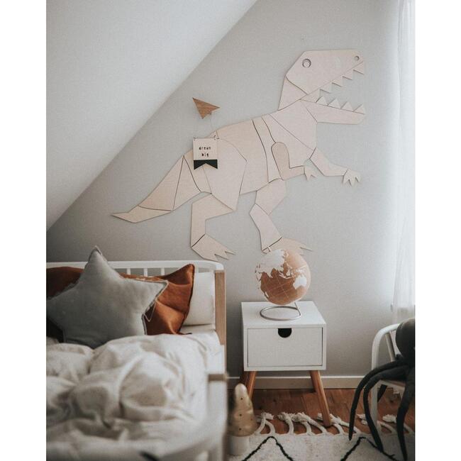 Origami Wooden Wall Decor, T-Rex - Wall Décor - 6