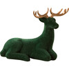Large Emerald Flocked Deer - Accents - 1 - thumbnail