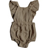 The Ruffle Romper, Sand - Rompers - 1 - thumbnail