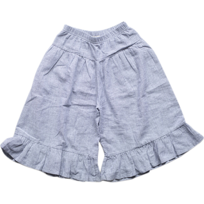 The Ruffle Culotte, French Stripe