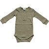 The Ribbed Onesie, Sage - Onesies - 1 - thumbnail
